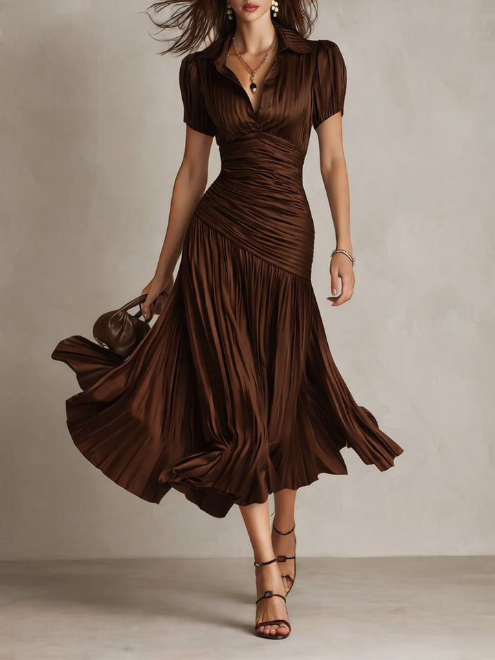 Morgan & Brooke | Satin Bodycon Evening Dress