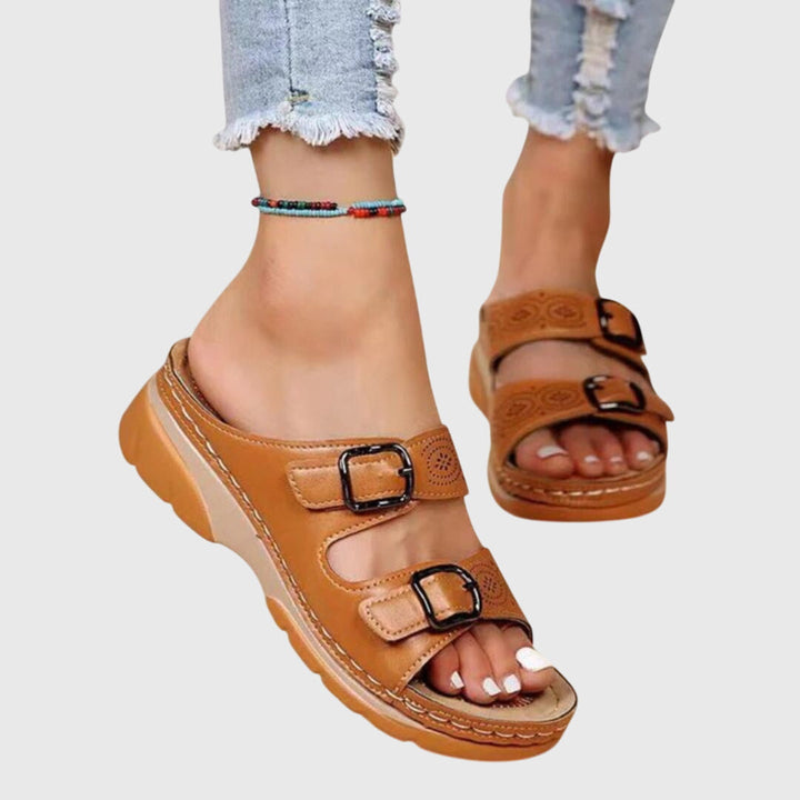 Morgan and Brooke | Diora™ | Orthopedic Leather Sandals