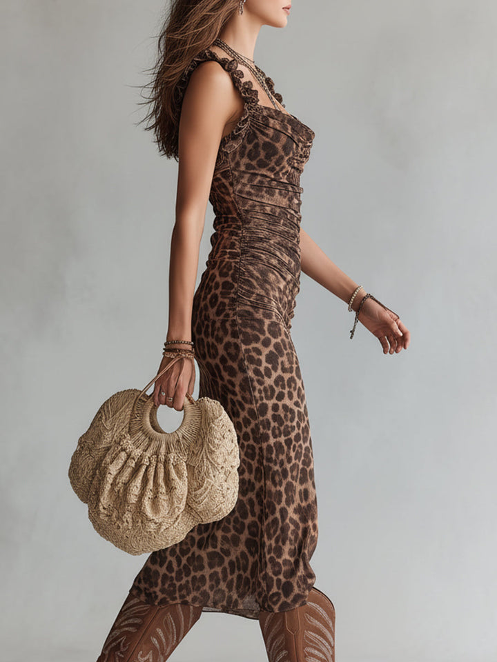 Morgan & Brooke | Leopard Print Dress