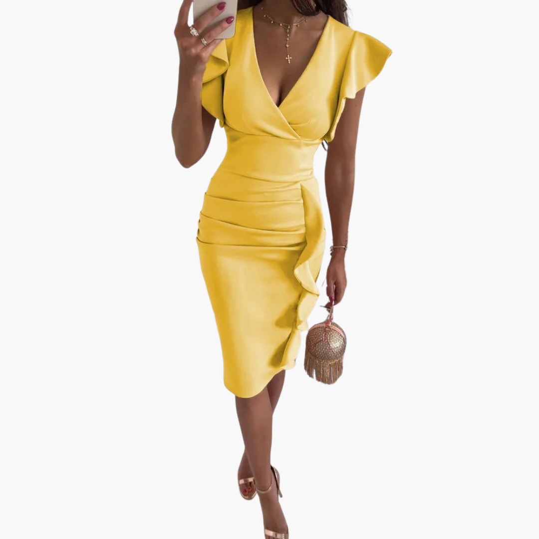 Morgan & Brooke | Black Bodycon Stretch Jersey Dress