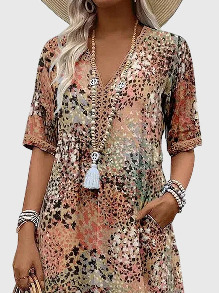 Morgan and Brooke | Floral Midi Dress