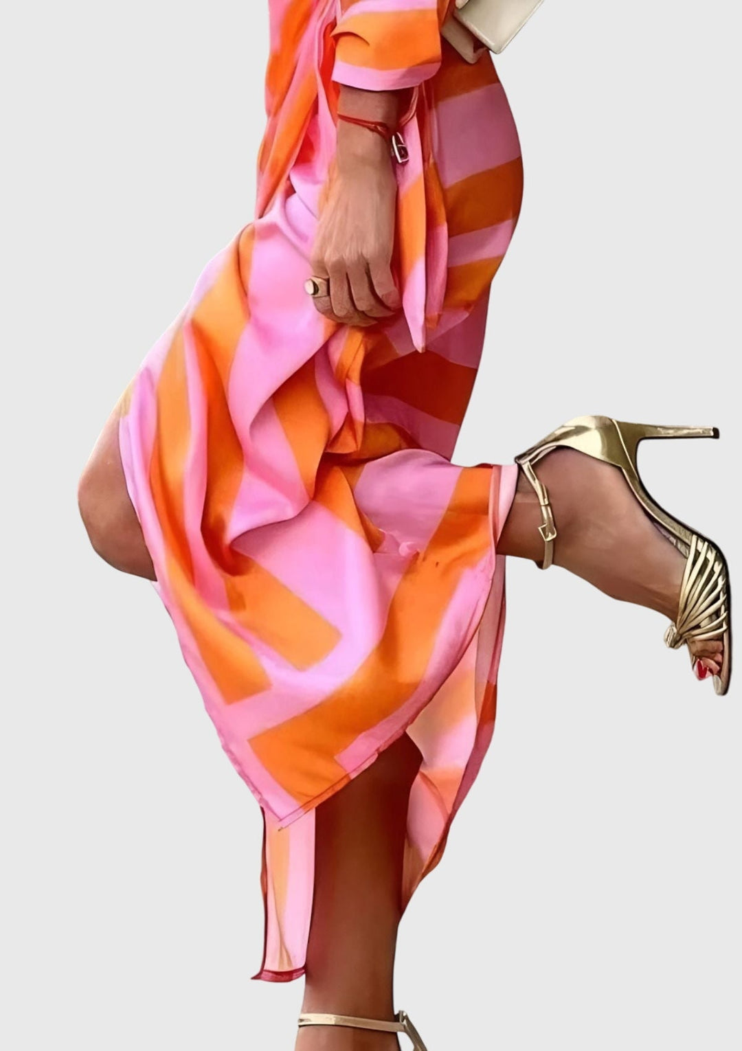 Morgan and Brooke | Everly™ | Wrap Dress with Print