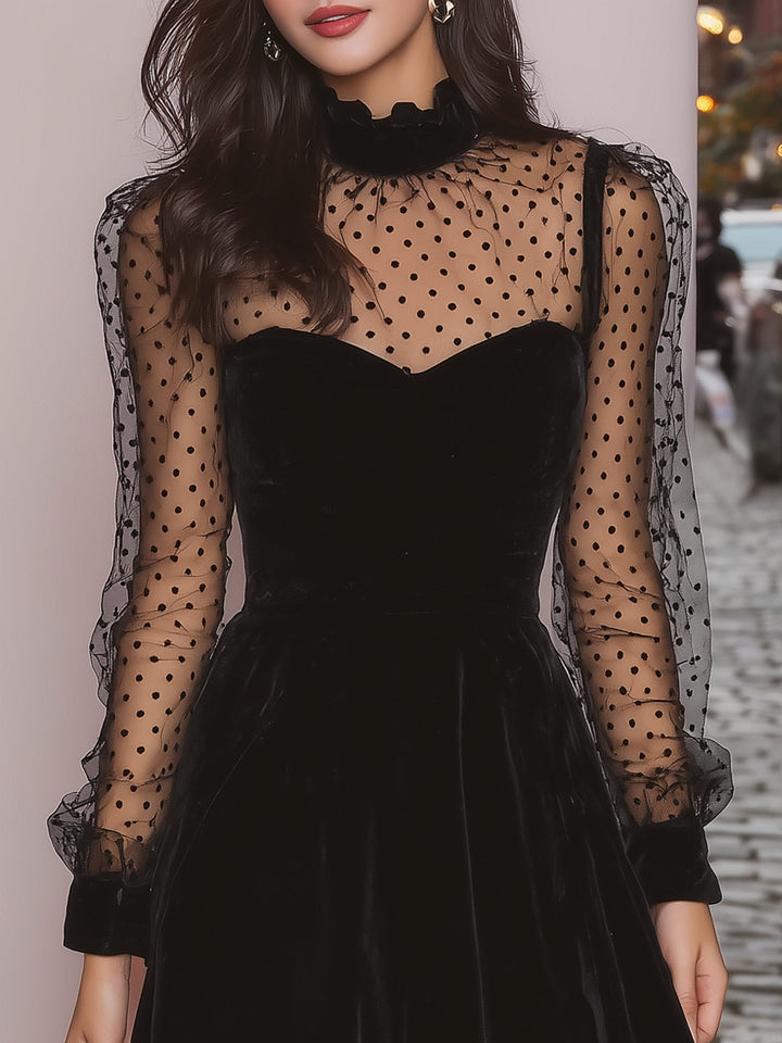 Morgan & Brooke | Velvet Evening Dress