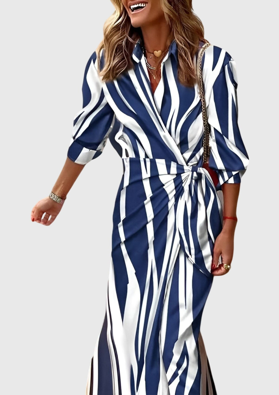 Morgan and Brooke | Everly™ | Wrap Dress with Print
