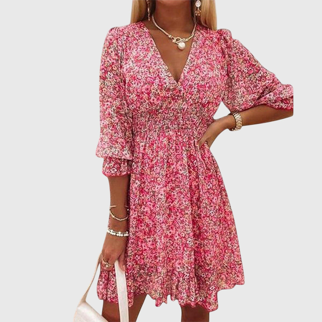 Morgan and Brooke | Dress - Floral, Puff Sleeve