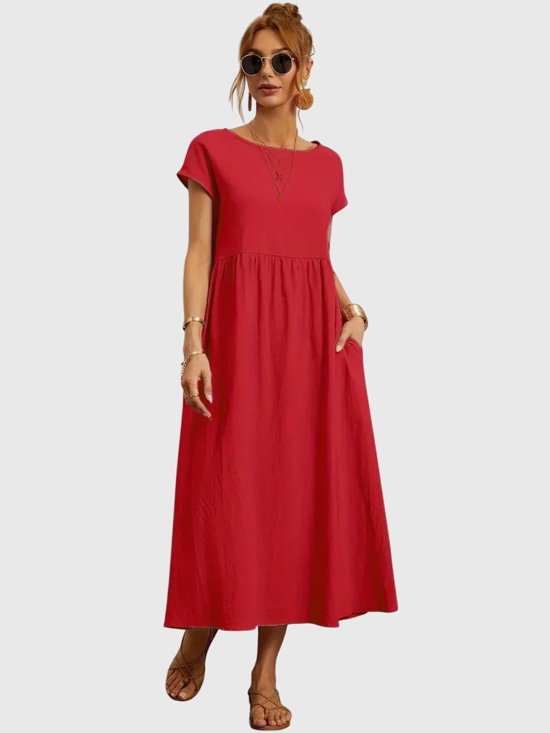 Morgan and Brooke | Casual Pocket Dress