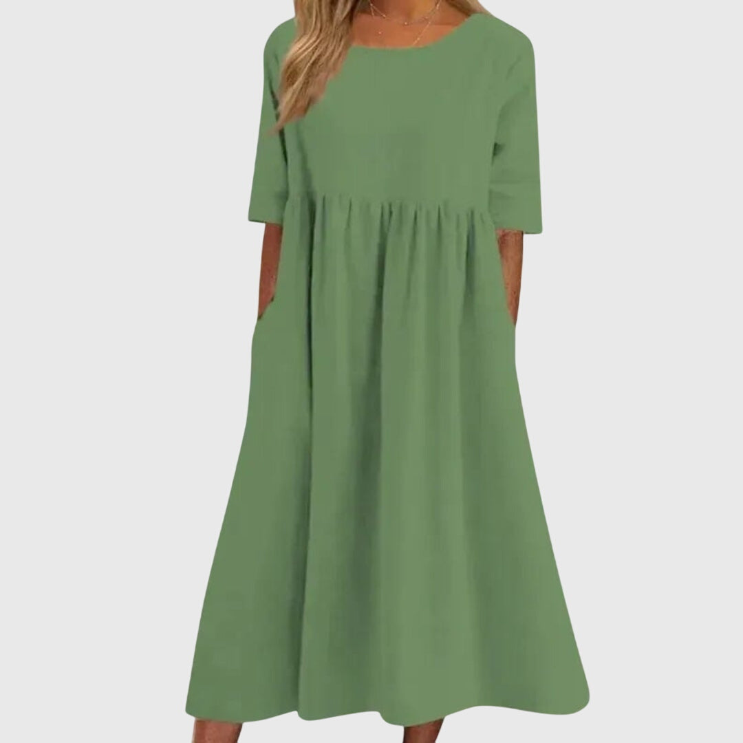 Morgan and Brooke | Haisley™ | Short-Sleeved Dress