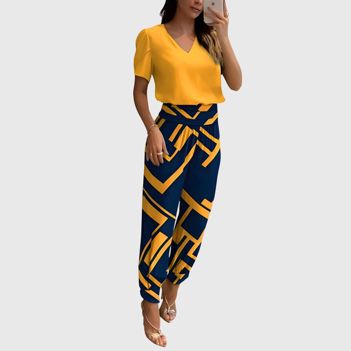 Morgan and Brooke | Blouse and Pants Set