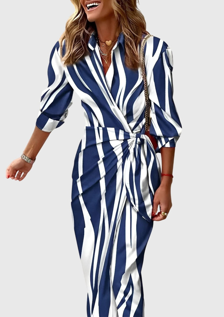 Morgan and Brooke | Everly™ | Wrap Dress with Print