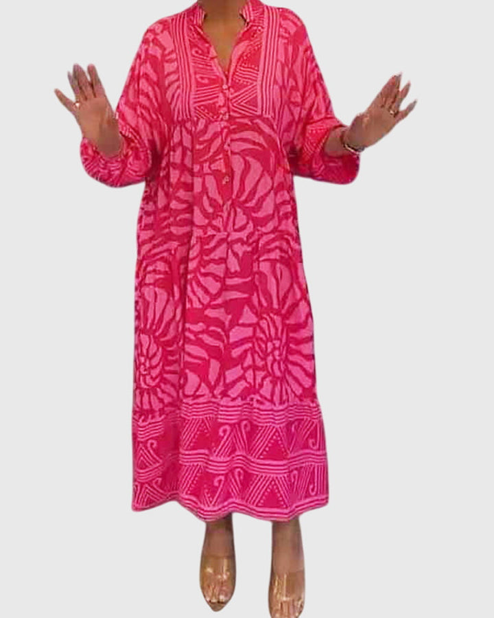 Morgan and Brooke | Mckinley™ | Maxi Dress, Elegant Print