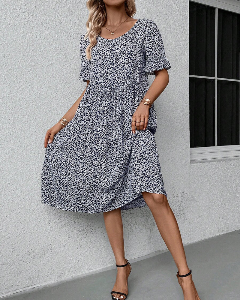Morgan & Brooke | Floral Midi Dress