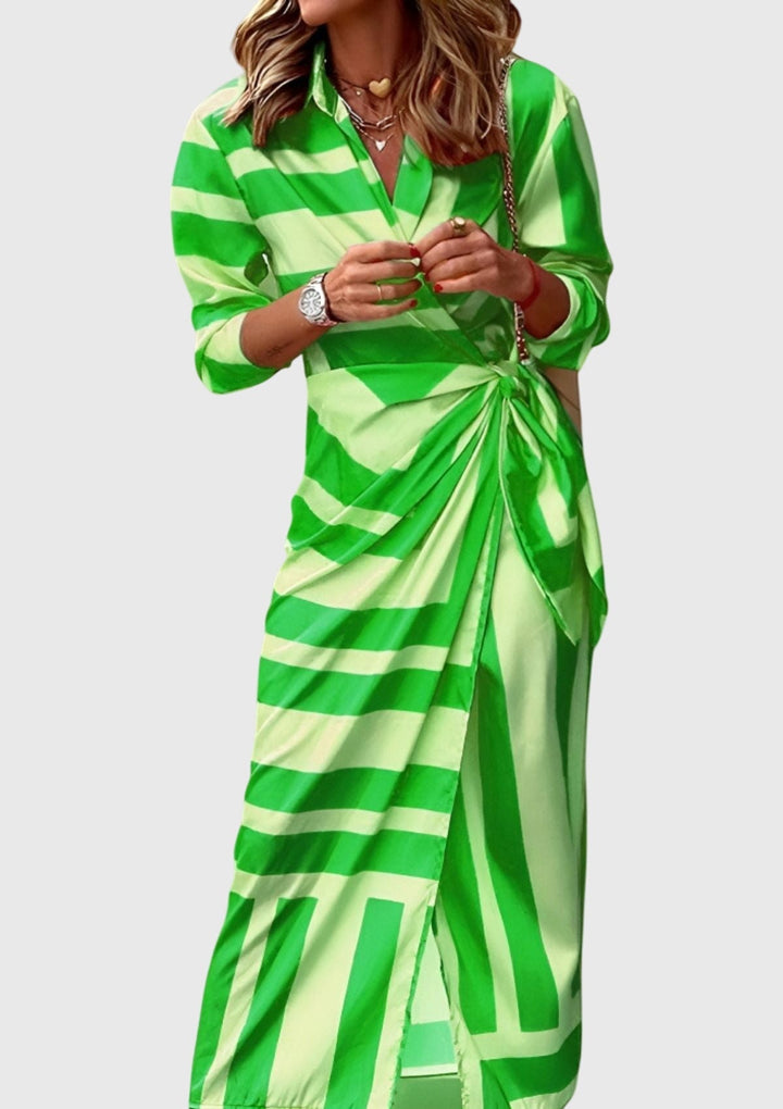 Morgan and Brooke | Everly™ | Wrap Dress with Print