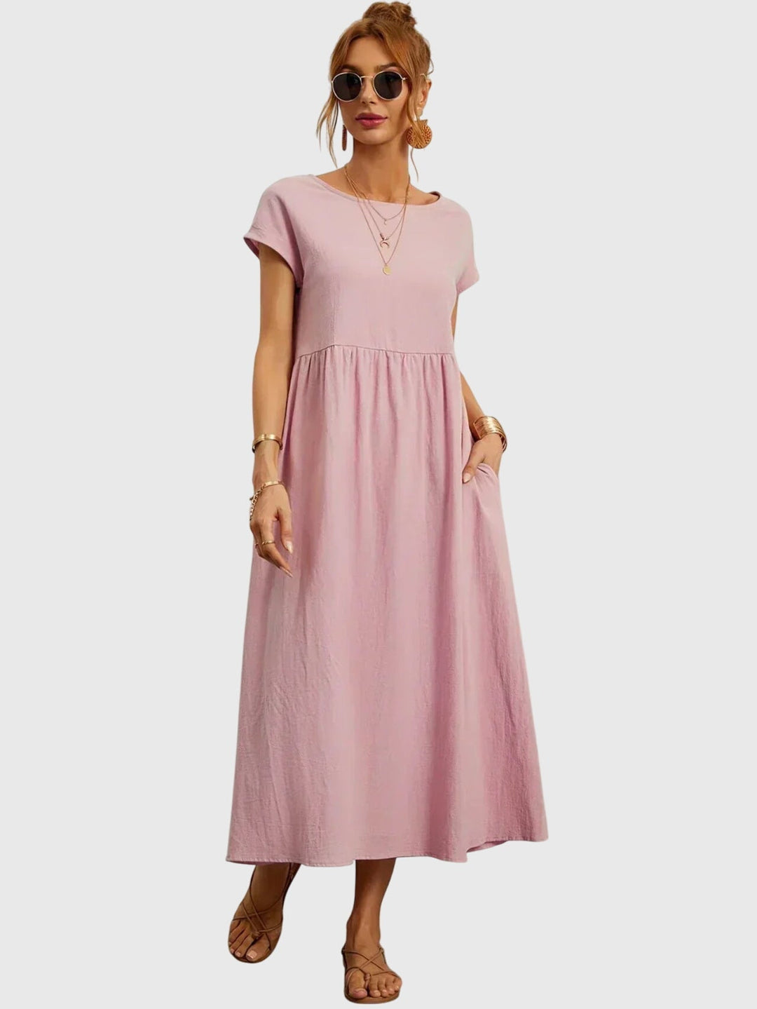 Morgan and Brooke | Casual Pocket Dress