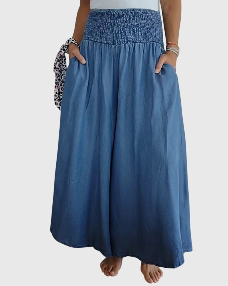 Morgan and Brooke | Pants with Elastic Waistband