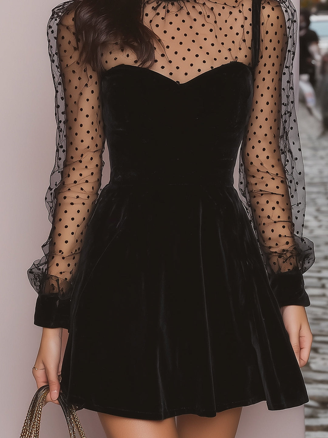 Morgan & Brooke | Velvet Evening Dress