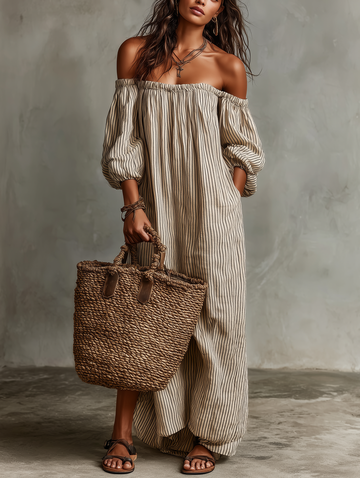 Morgan & Brooke | Linen Casual Dress