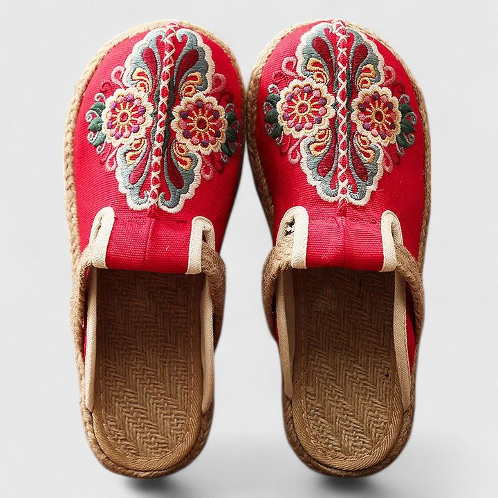 Morgan and Brooke | Handmade Floral Mules