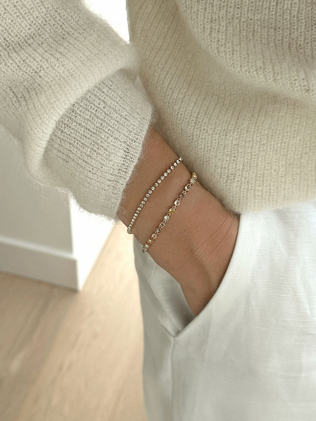 Radiant Aura Tennis Bracelet