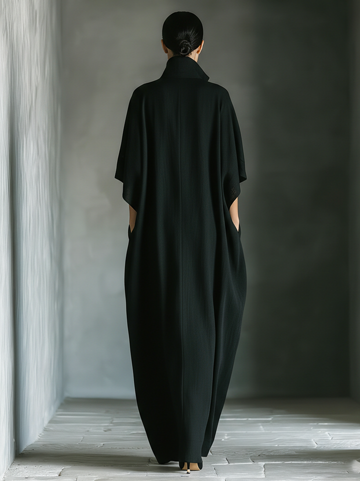 Morgan & Brooke | Black Cotton Dress