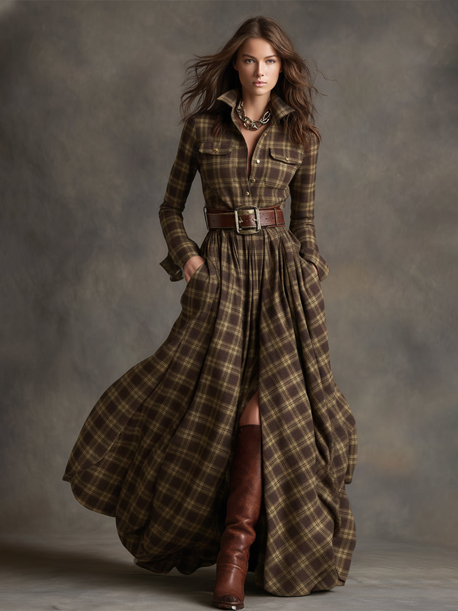 Morgan & Brooke | Brown Casual Dress