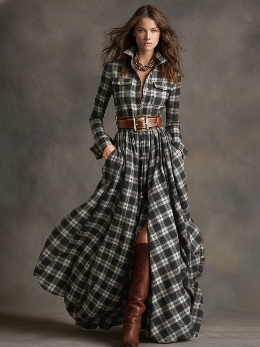 Morgan & Brooke | Brown Casual Dress