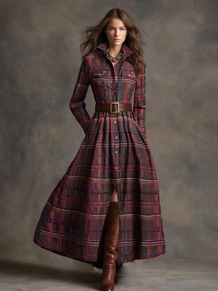 Morgan & Brooke | Brown Casual Dress