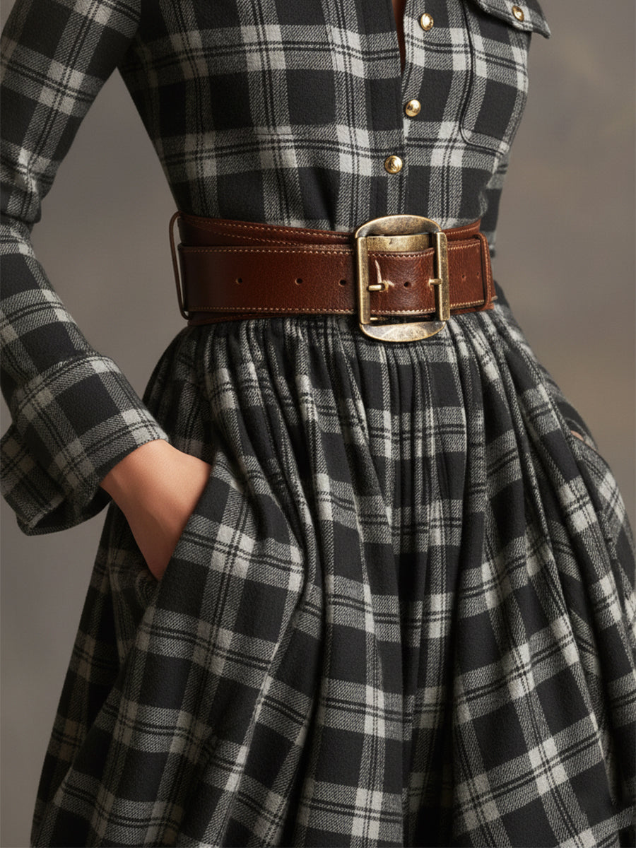 Morgan & Brooke | Brown Casual Dress