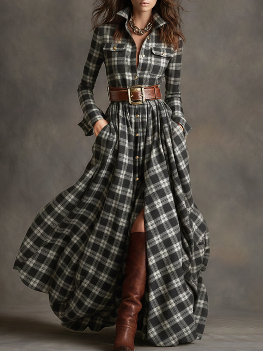 Morgan & Brooke | Brown Casual Dress