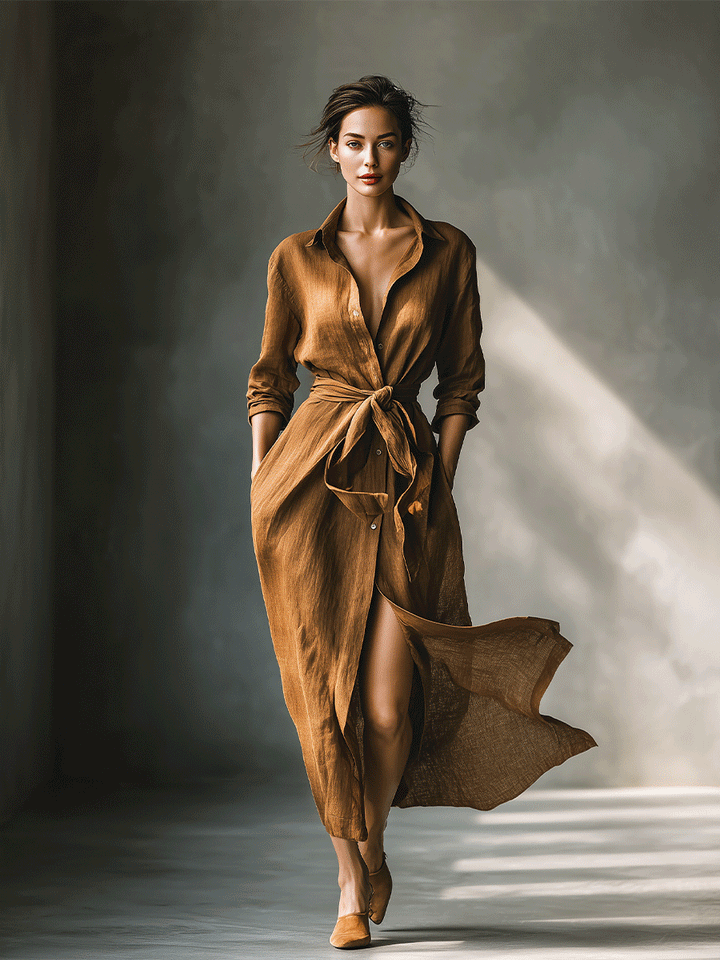Morgan & Brooke | Brown Dress
