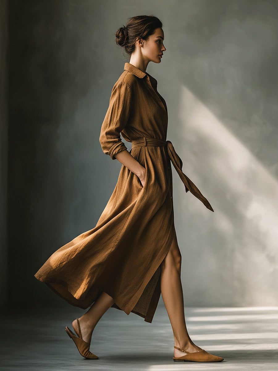 Morgan & Brooke | Brown Dress