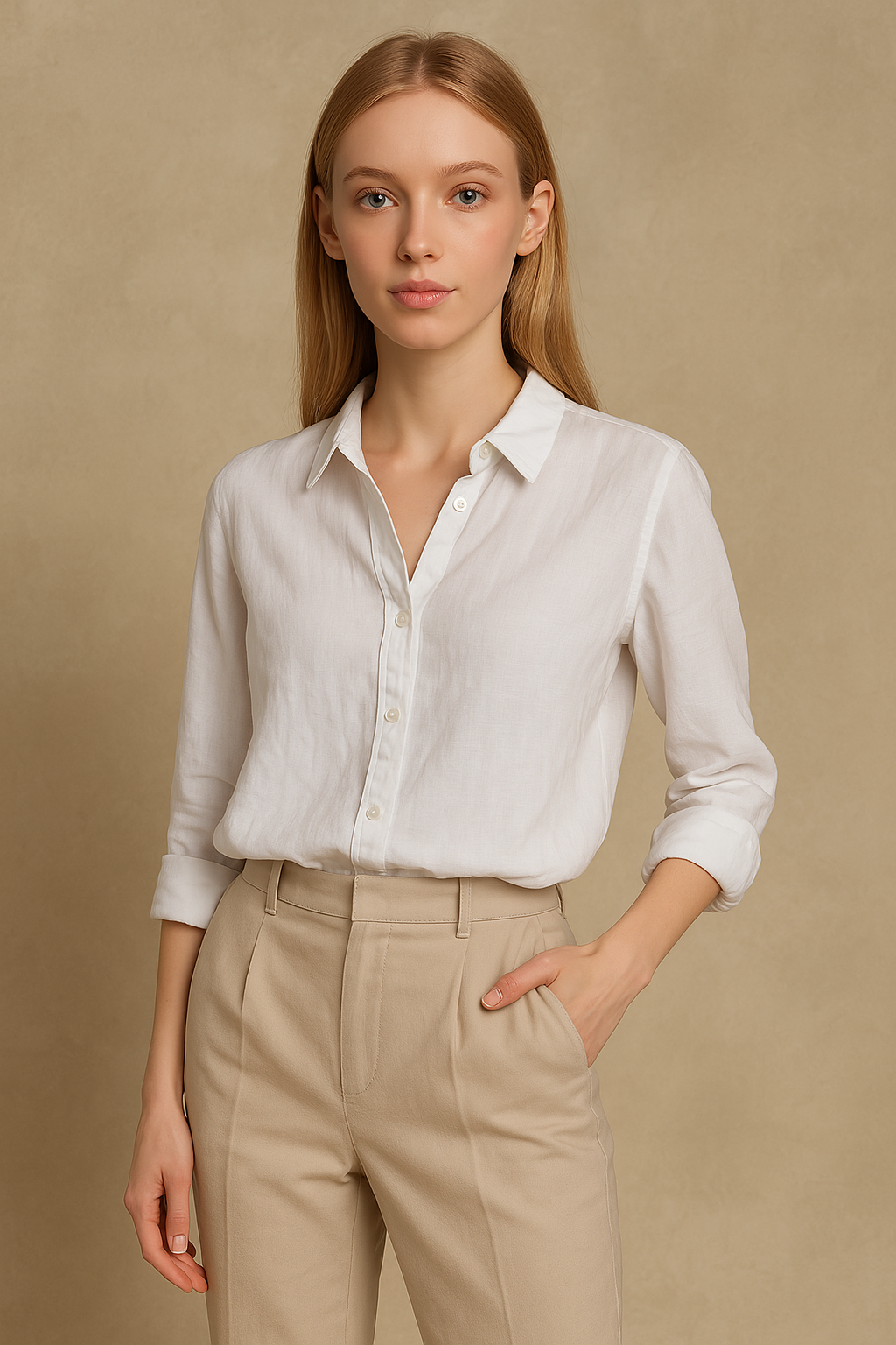 Morgan and Brooke | Linen Blouse
