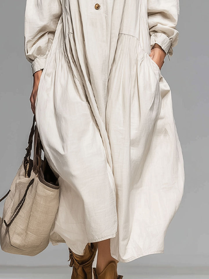Morgan & Brooke | Cotton Button-Front Dress