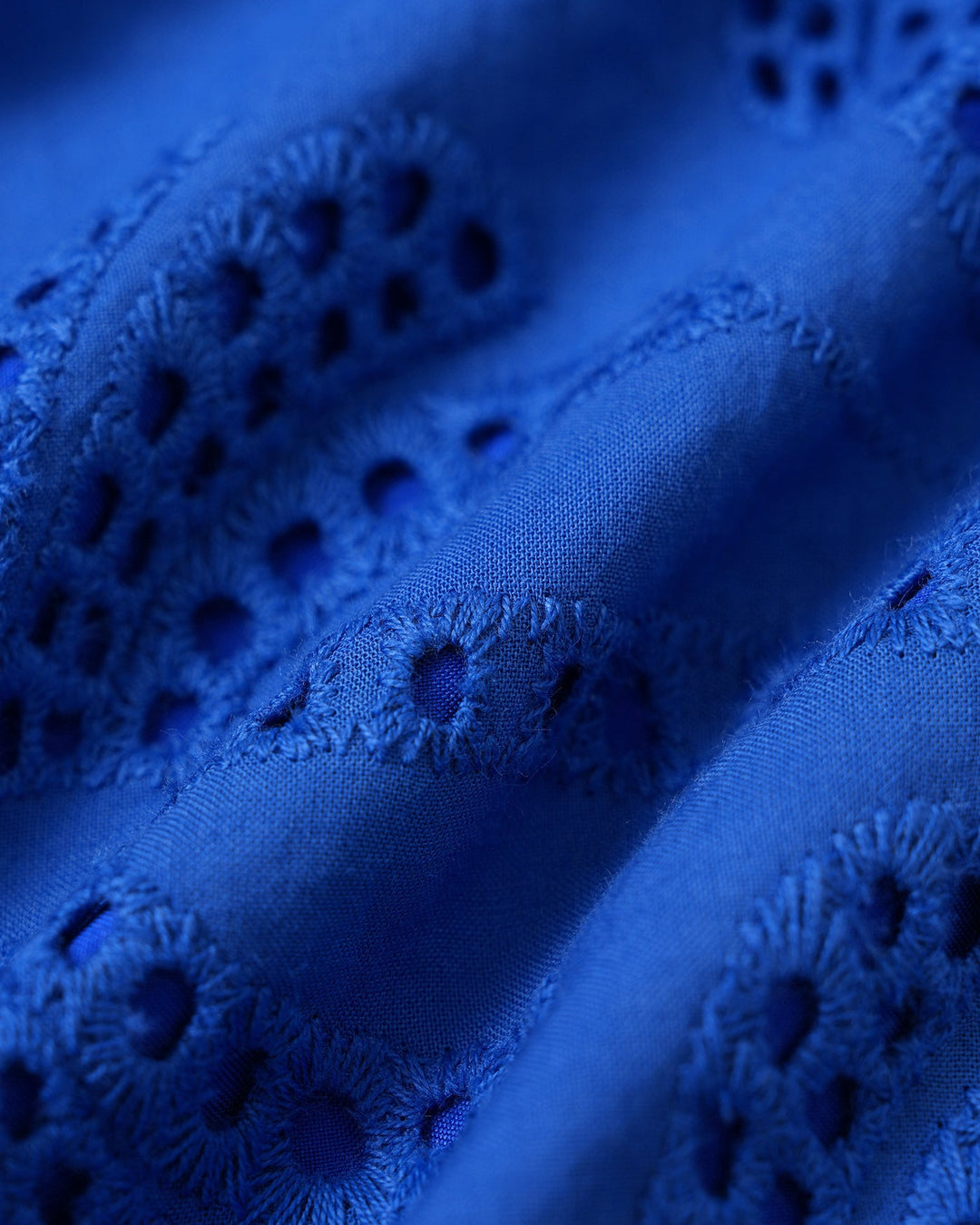 Morgan and Brooke | Textured Button Collar Blouse for Women in Blue