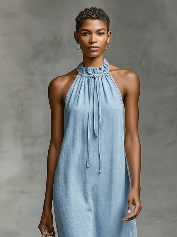 Morgan & Brooke | Denim Sleeveless Dress