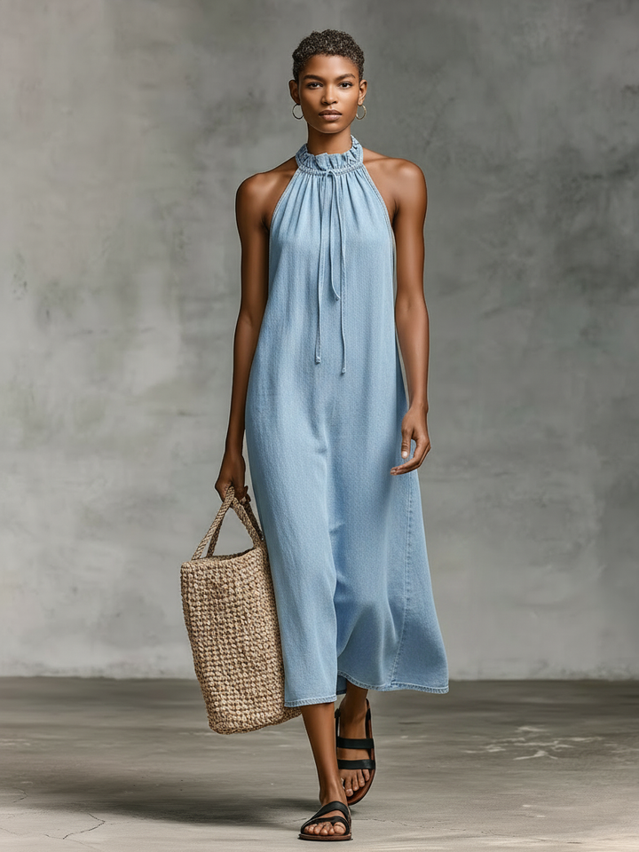 Morgan & Brooke | Denim Sleeveless Dress