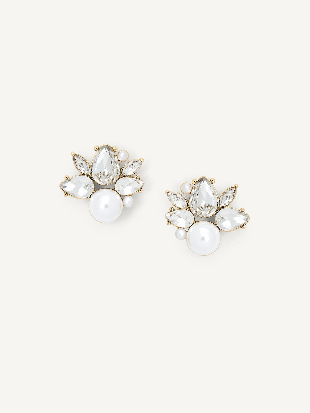 Bordeaux Gemstone Stud Earrings