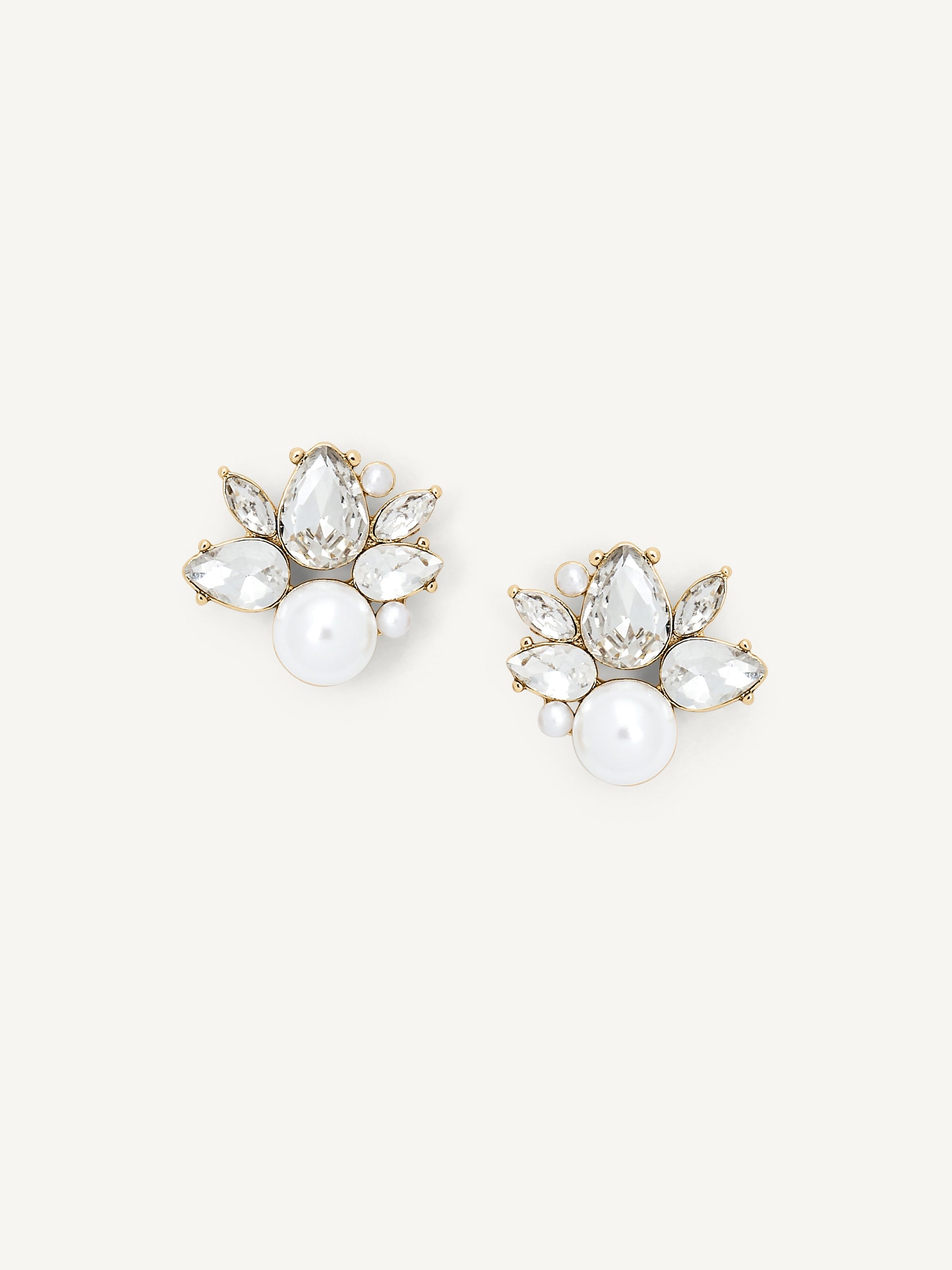 Bordeaux Gemstone Stud Earrings