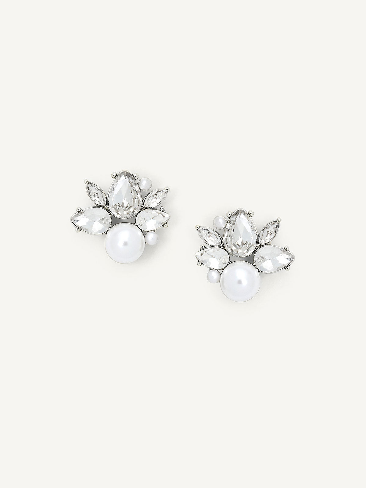 Bordeaux Gemstone Stud Earrings