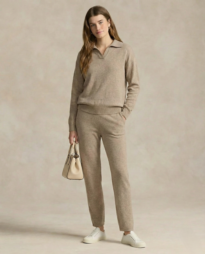 Morgan and Brooke | Polo Knit Set