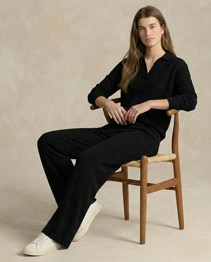 Morgan and Brooke | Polo Knit Set