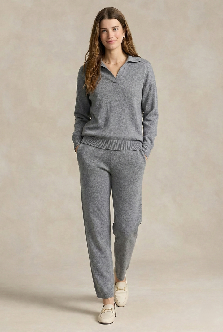 Morgan and Brooke | Polo Knit Set