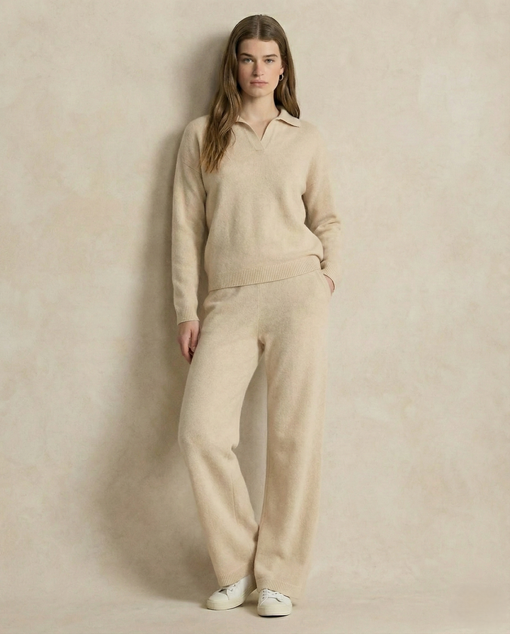 Morgan and Brooke | Polo Knit Set