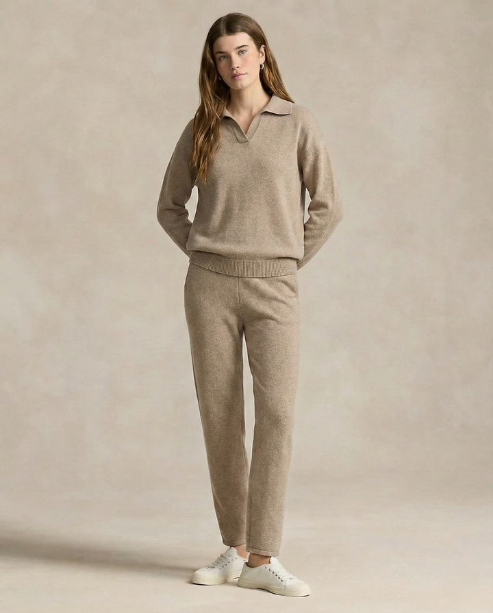 Morgan and Brooke | Polo Knit Set