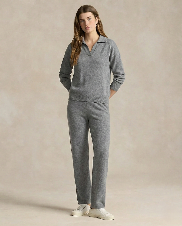 Morgan and Brooke | Polo Knit Set