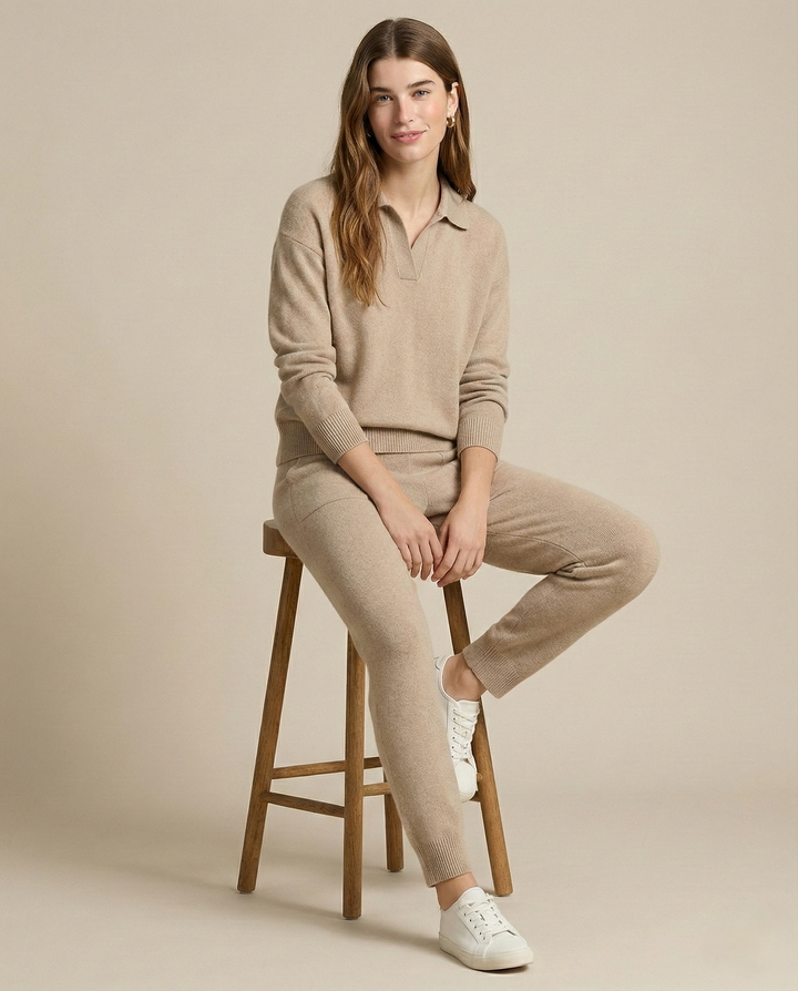 Morgan and Brooke | Polo Knit Set