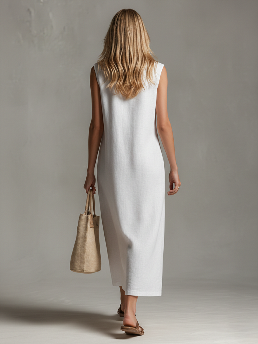 Morgan & Brooke | Sleeveless Casual Dress