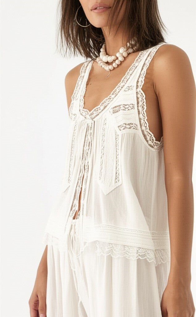 Morgan and Brooke | Lace Two-Piece Set