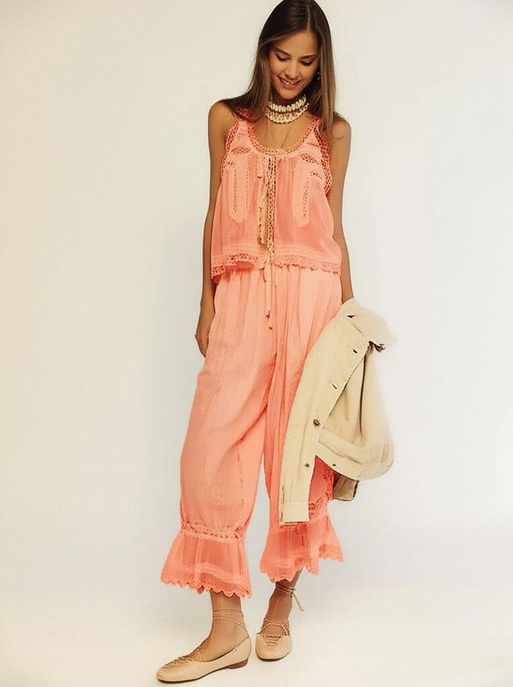Morgan and Brooke | Lace Two-Piece Set