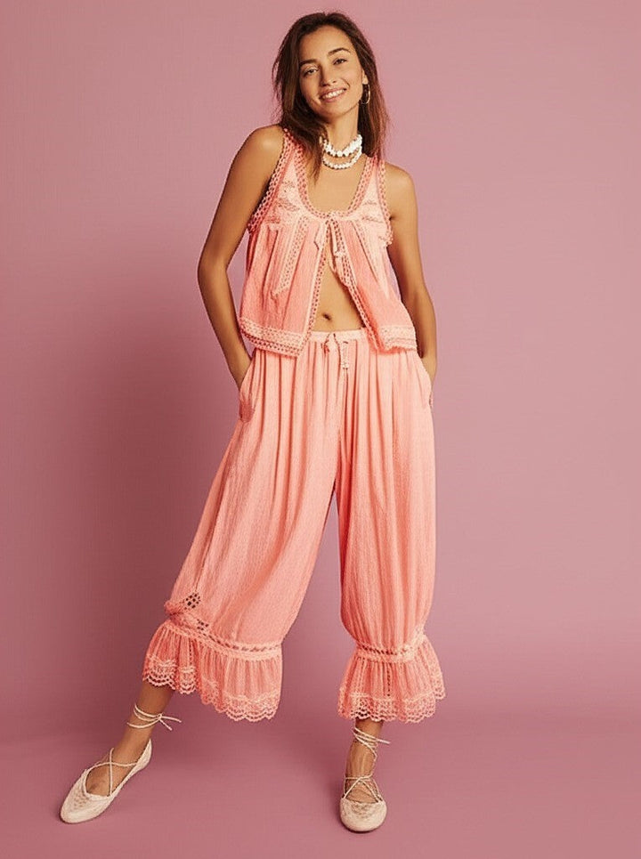 Morgan and Brooke | Lace Two-Piece Set