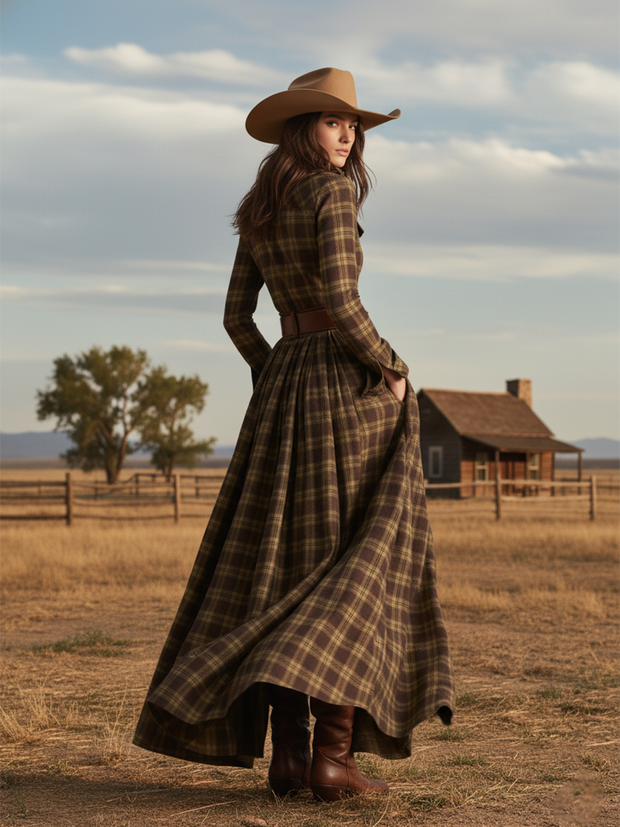 Morgan & Brooke | Brown Casual Dress